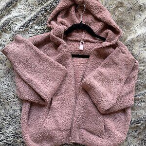 ❌ SOLD ❌ SKIMS Cozy Knit Zip-Up Hoodie | Rose Clay | Size S/M